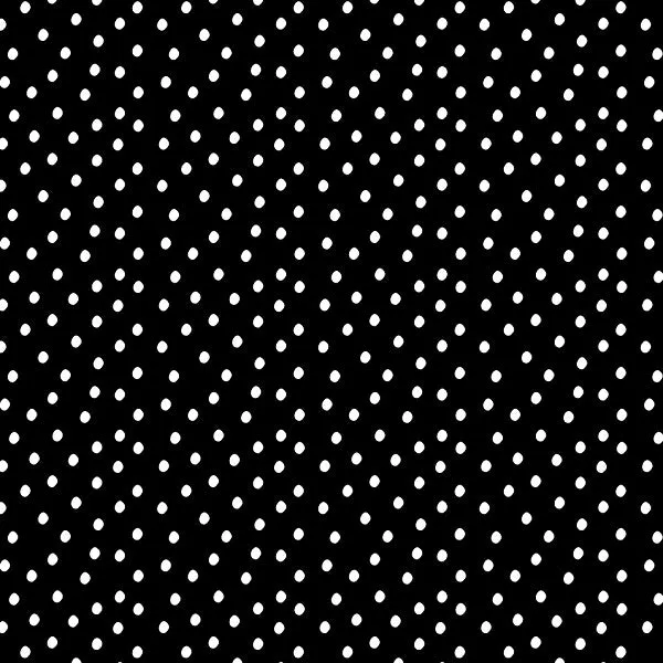 100% Cotton  - Abstract  Spot - Black  - Sold by Half Metre