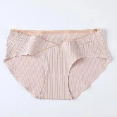 531# Seamless Low Waist Belly Maternity Panties Summer Cool Breathable Underwear for Pregnant Women 3XL 4XL Pregnancy Briefs