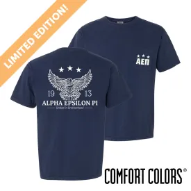 AEPi Comfort Colors Patriotic Eagle Short Sleeve Tee