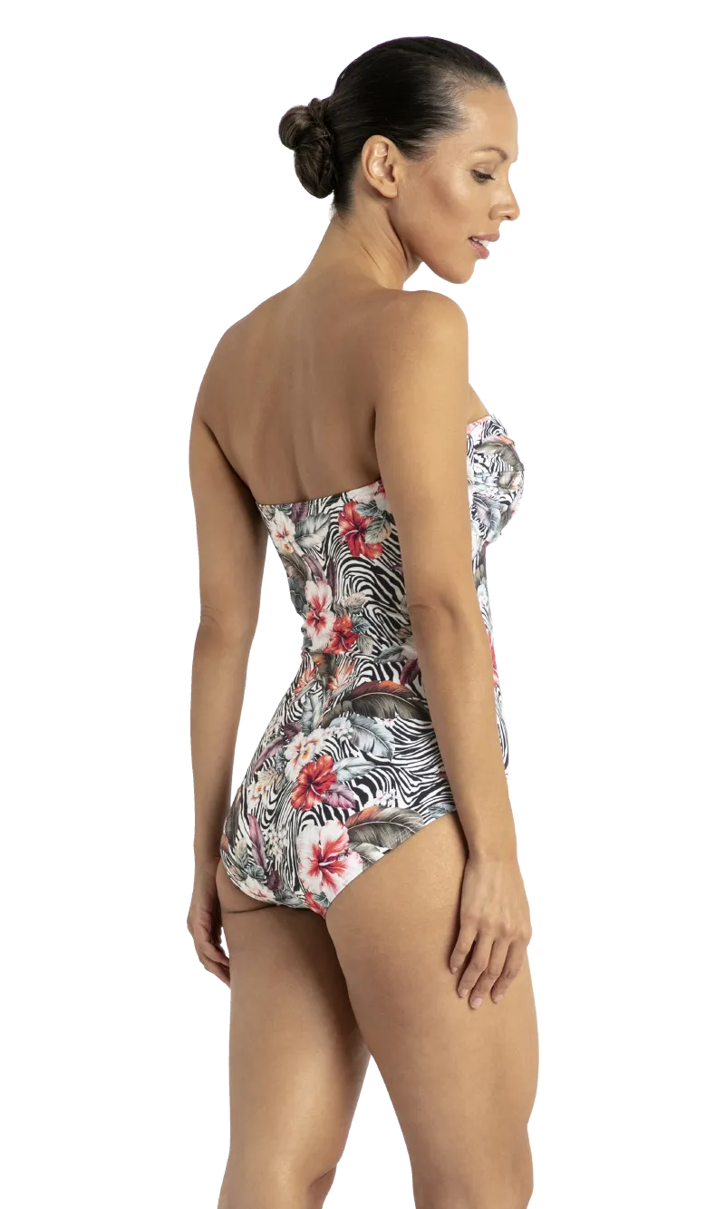 Africa Twist Bandeau One Piece, More Colours