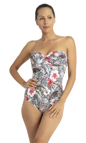 Africa Twist Bandeau One Piece, More Colours