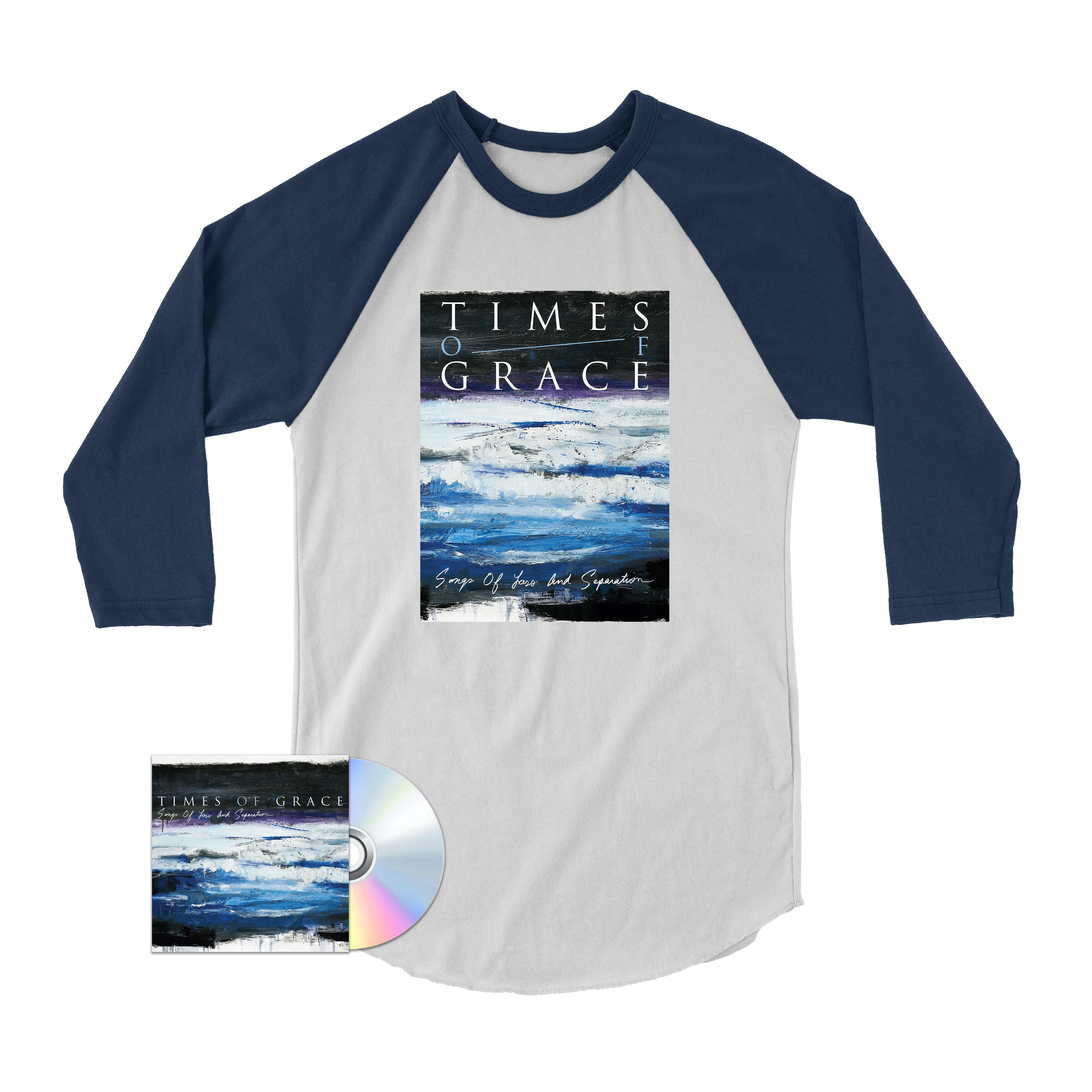 Album White/Navy Baseball shirt bundle