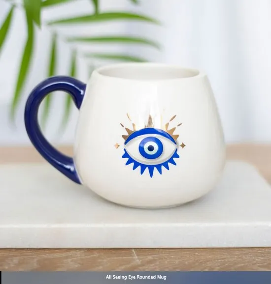 All Seeing Eye Rounded Mug-H9.5cm x W14.5cm x D11cm