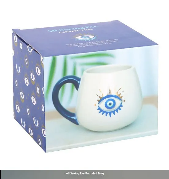 All Seeing Eye Rounded Mug-H9.5cm x W14.5cm x D11cm