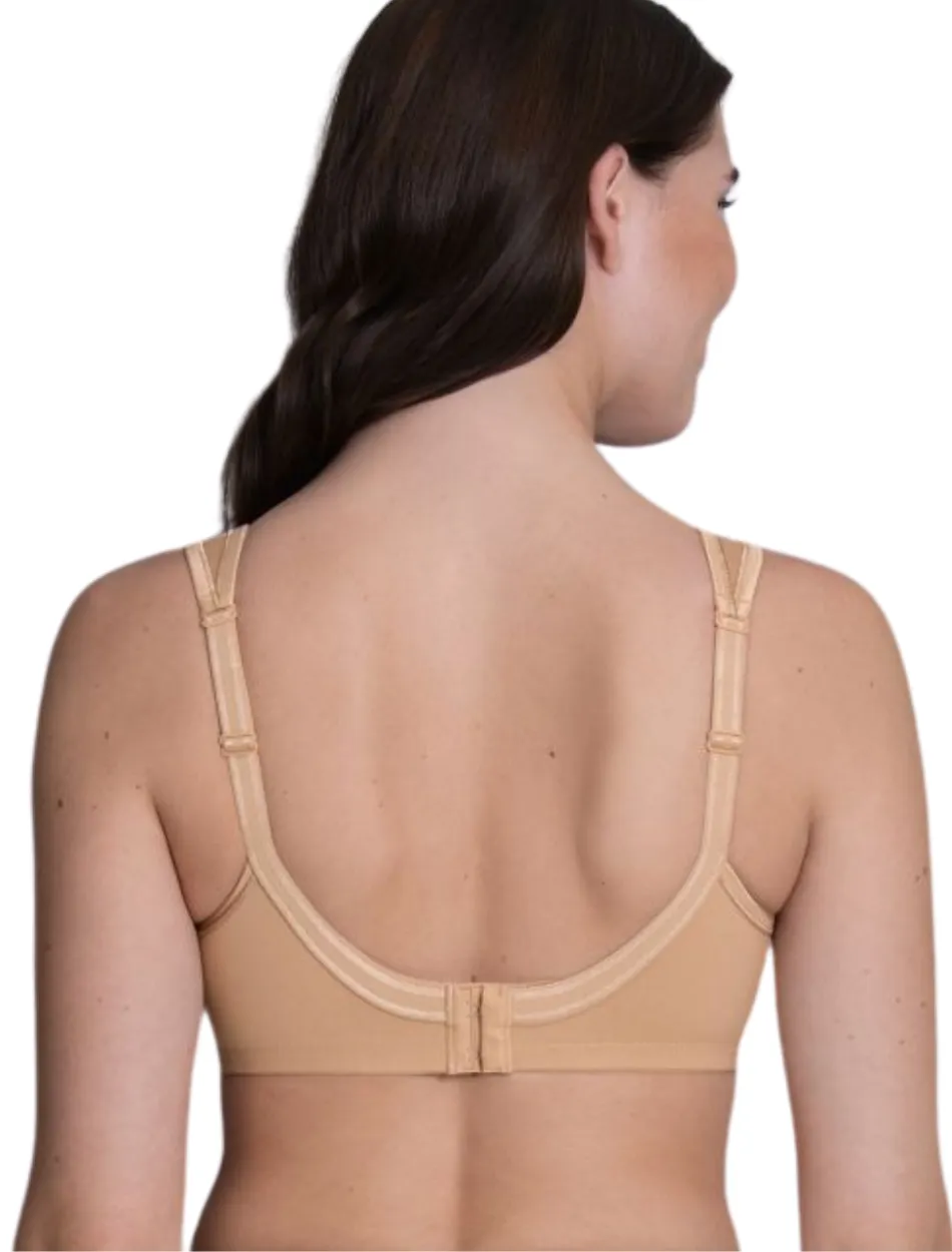 Anita Jana Comfort Cotton Soft Cup Bra, Deep Sand | Beige Anita Jana Bra | Beige Anita Jana Wireless Bra