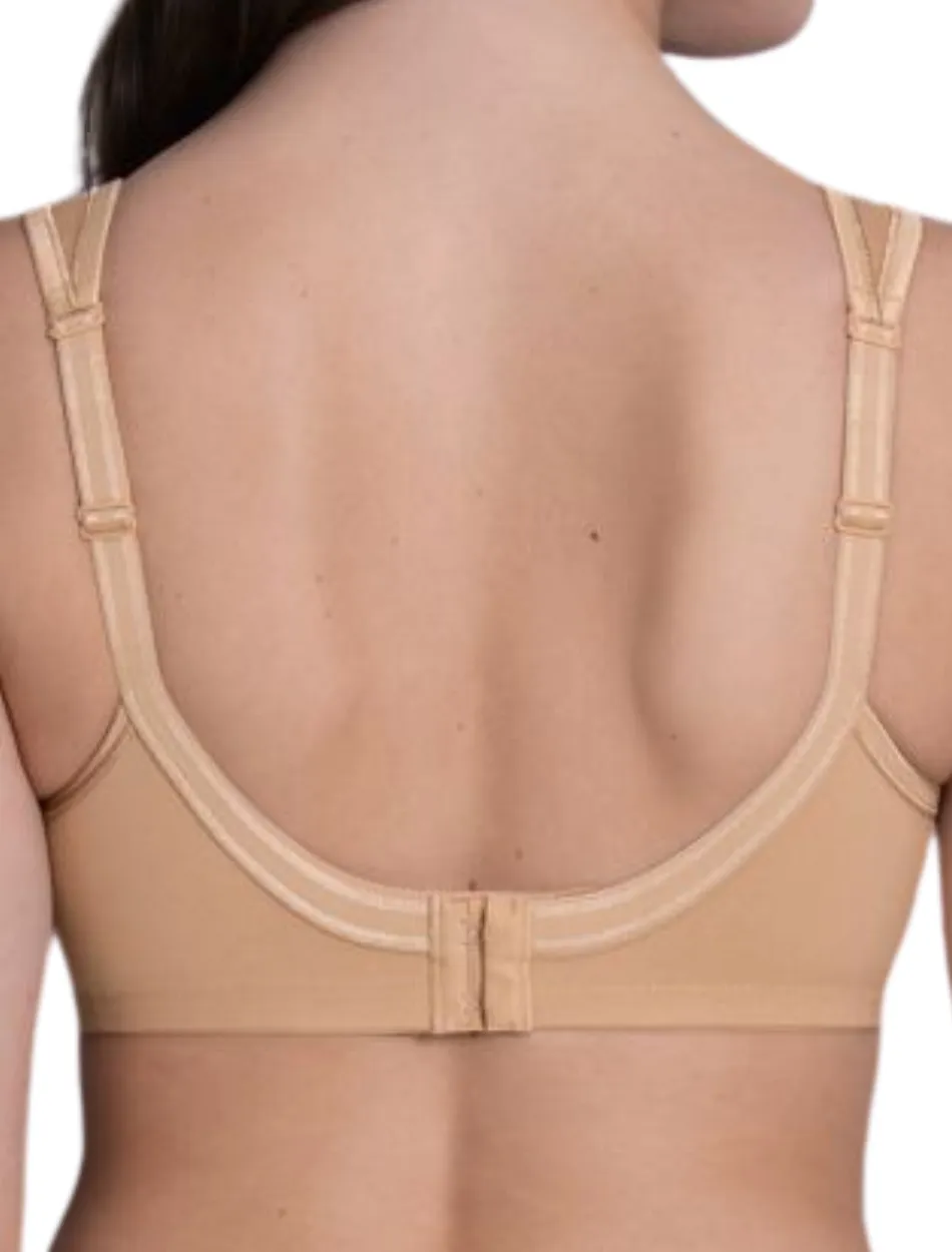 Anita Jana Comfort Cotton Soft Cup Bra, Deep Sand | Beige Anita Jana Bra | Beige Anita Jana Wireless Bra