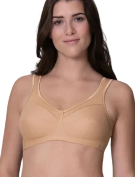 Anita Jana Comfort Cotton Soft Cup Bra, Deep Sand | Beige Anita Jana Bra | Beige Anita Jana Wireless Bra