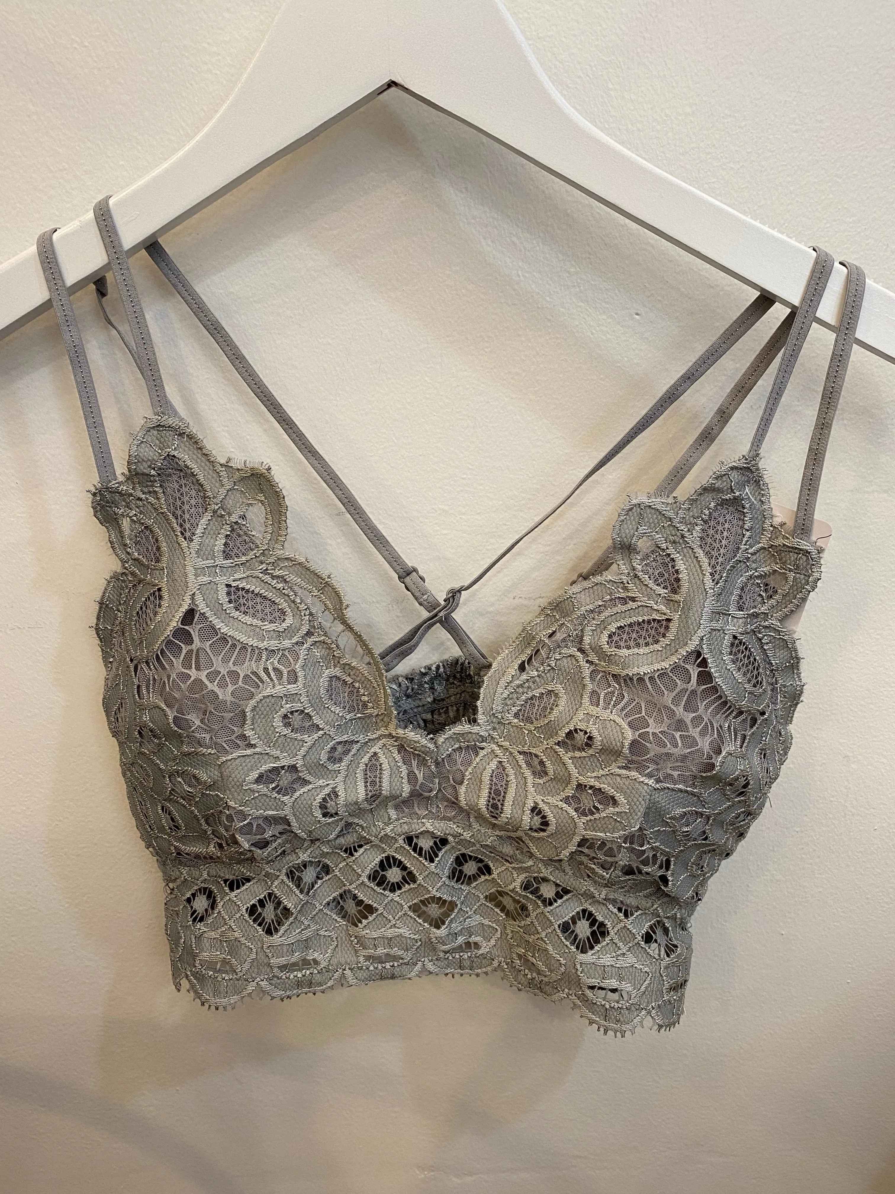 Ava Lace Bralette - Sleet