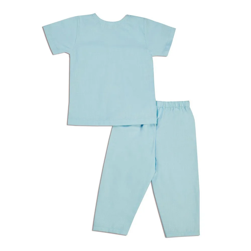 Blue Two Pocket Boys Nightwear