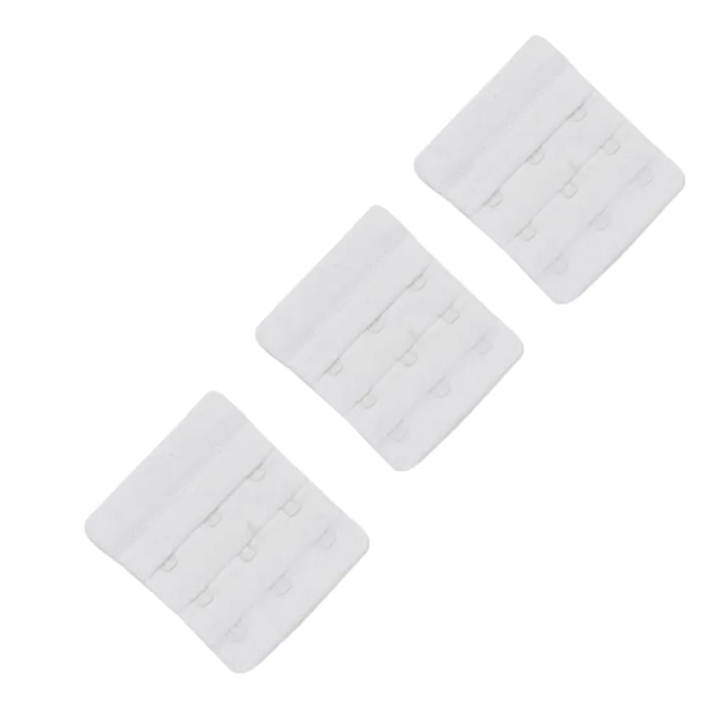 Braza Bra Back Extenders 3 Hook, White