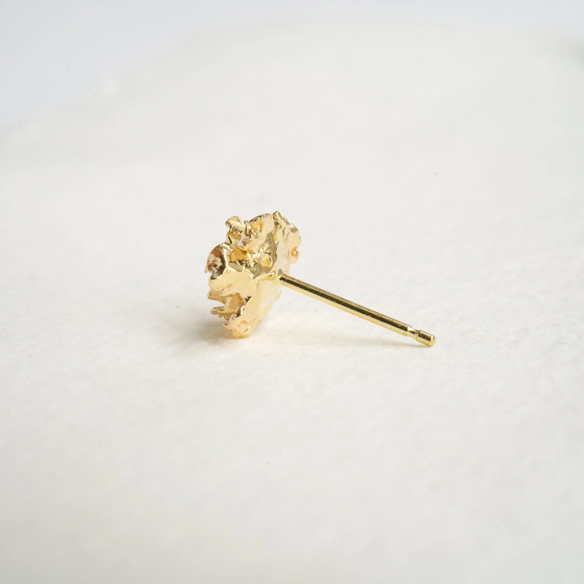 Brilliant Diamond Peony Earring