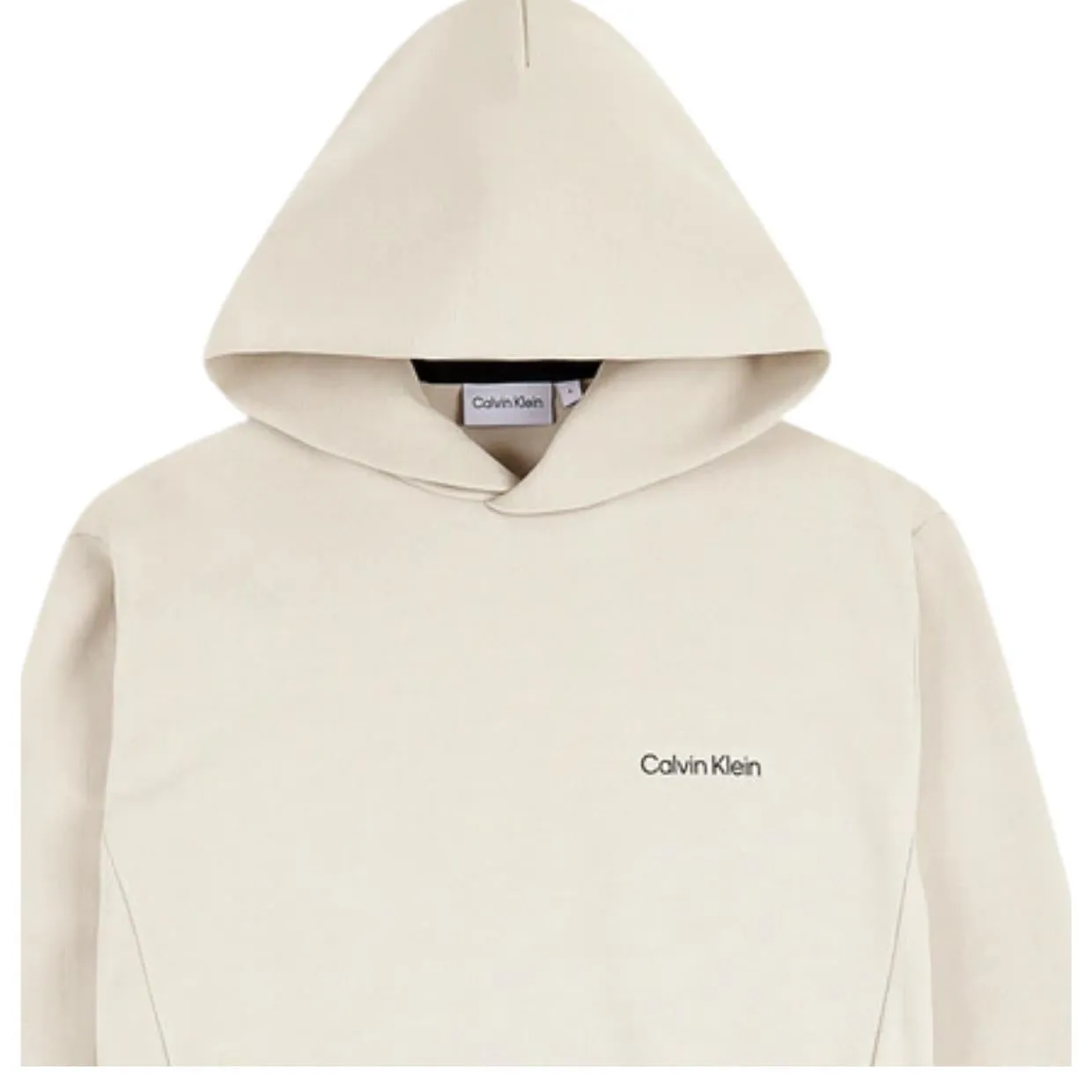 Calvin Klein Micro Logo Stony Beige Hoodie