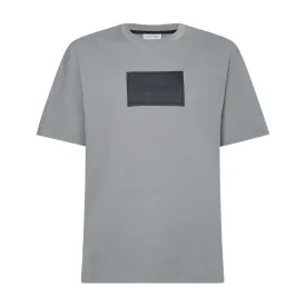 Calvin Klein Textured Box Logo Grey Asphalt T-Shirt