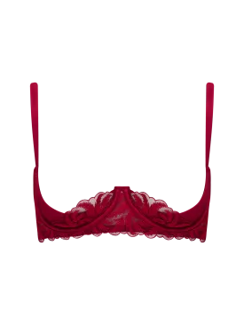 Coco de Mer Ravenna Quarter Cup Bra in Ruby