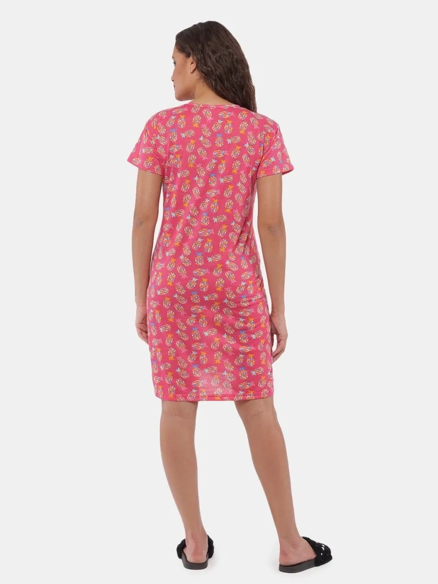 Combo Of Pregasaurus & Lookin' Pine Maternity T-Shirt Dress