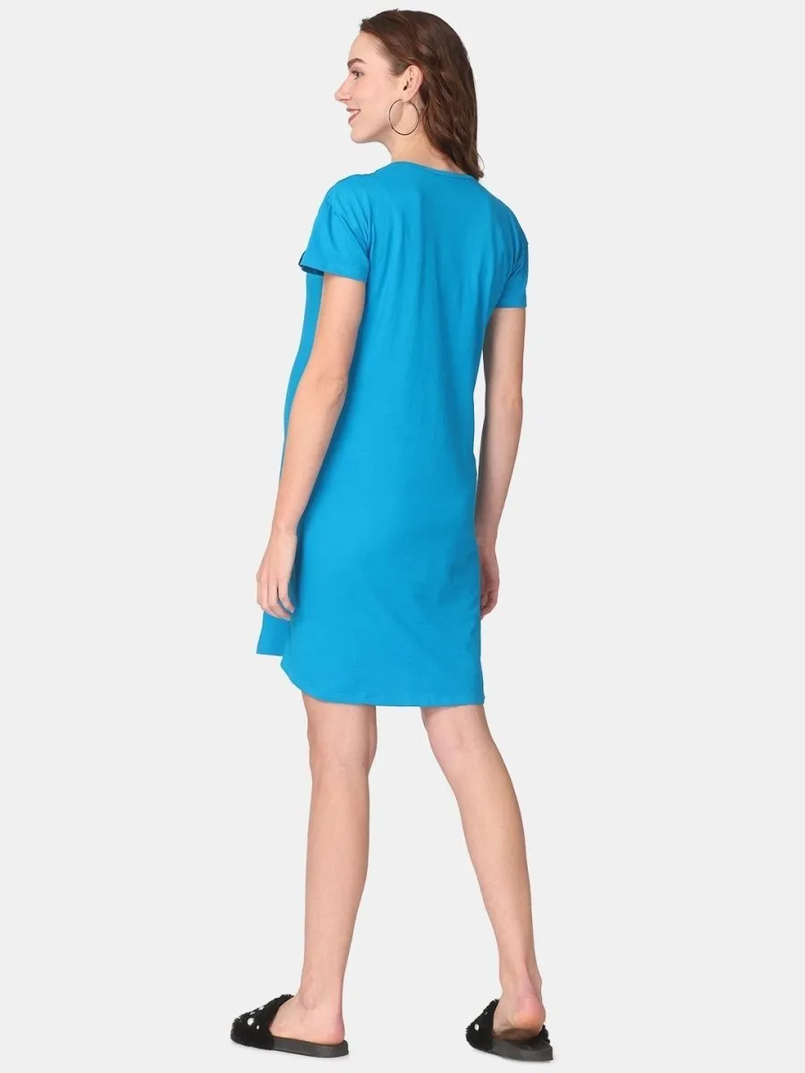 Combo Of Pregasaurus & Lookin' Pine Maternity T-Shirt Dress