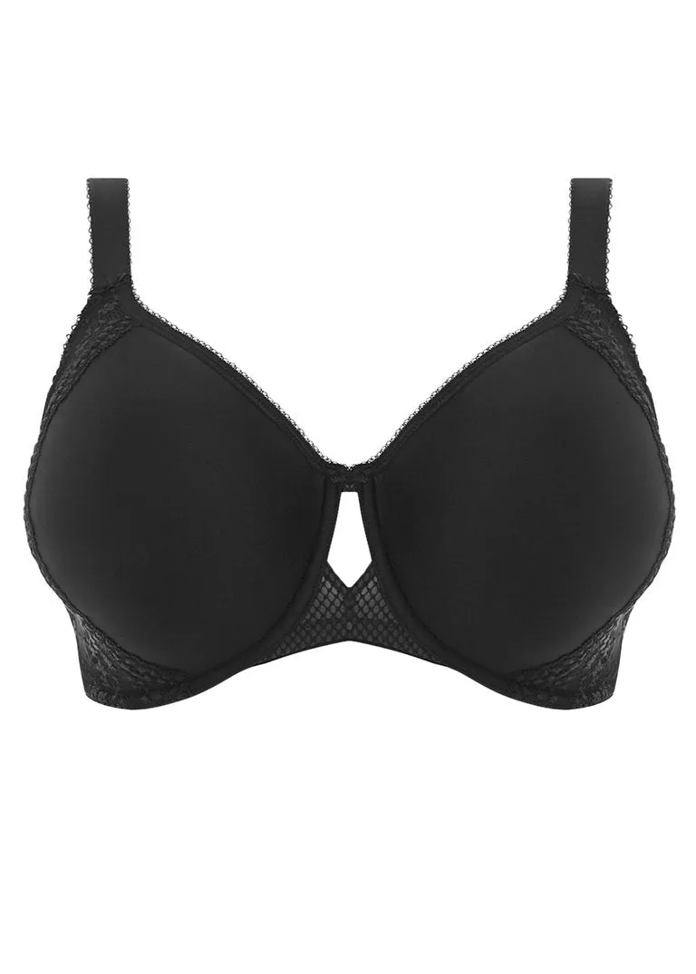 Elomi Charley Underwire Bandless Spacer Molded Bra, Black | Black Elomi Charley Bra