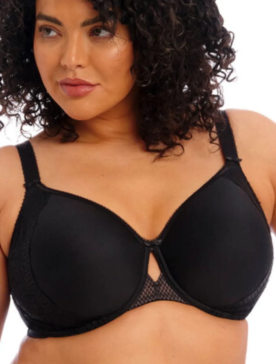 Elomi Charley Underwire Bandless Spacer Molded Bra, Black | Black Elomi Charley Bra