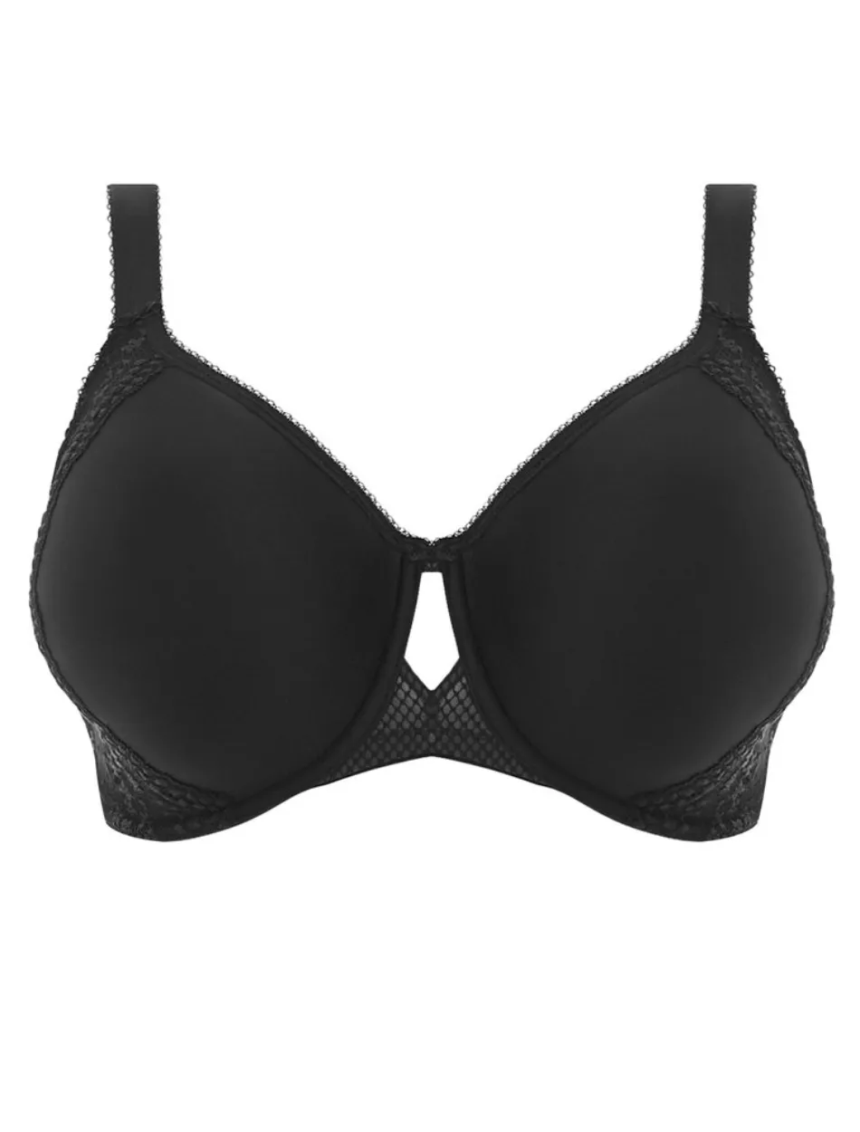 Elomi Charley Underwire Bandless Spacer Molded Bra, Black | Black Elomi Charley Bra