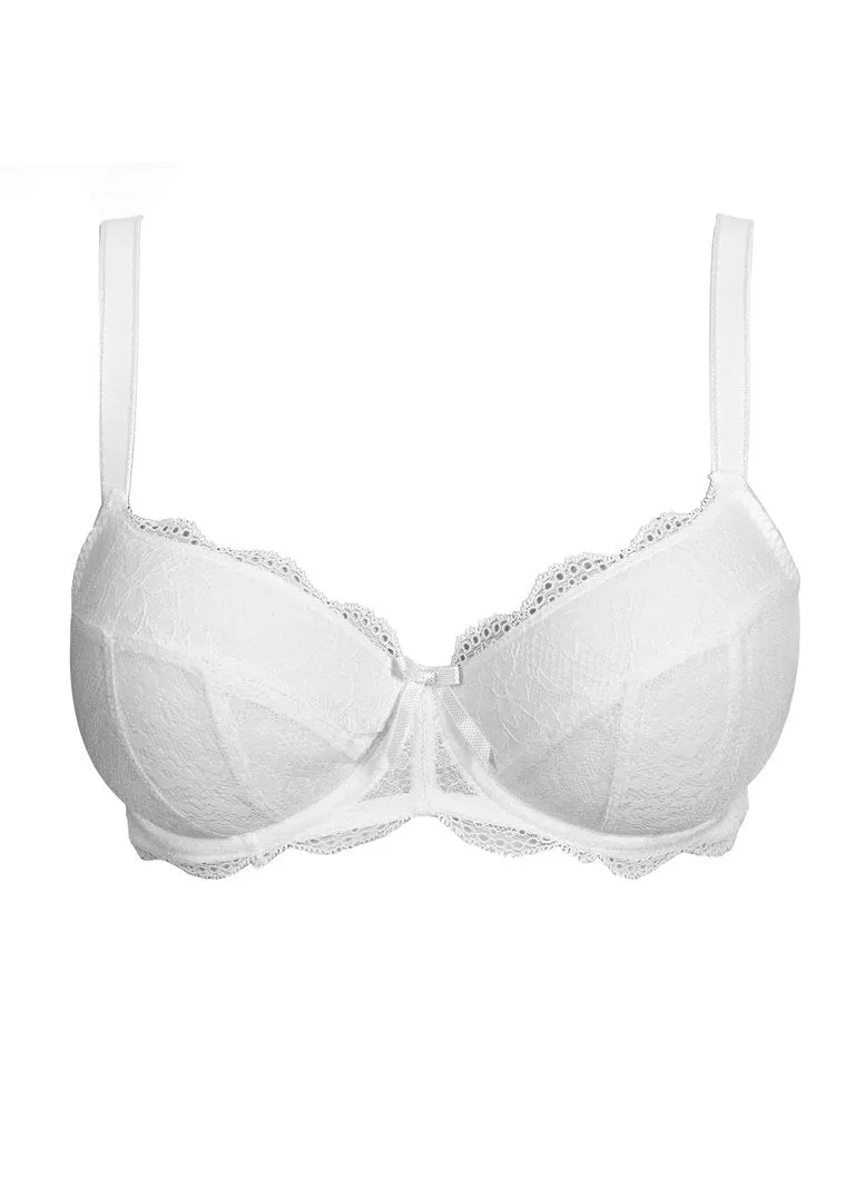 Freya Fancies Uw Padded Half Cup Bra, White | White Freya Fancies Bra