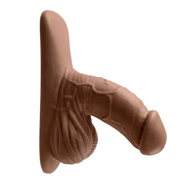 Gender X 4'' SILICONE PACKER DARK