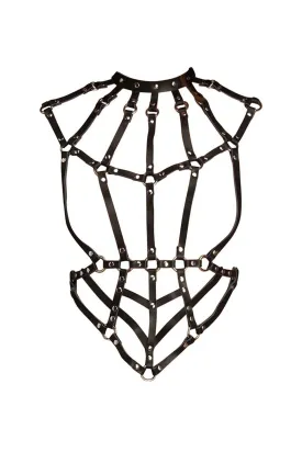 Goddess Leather Harness Bra