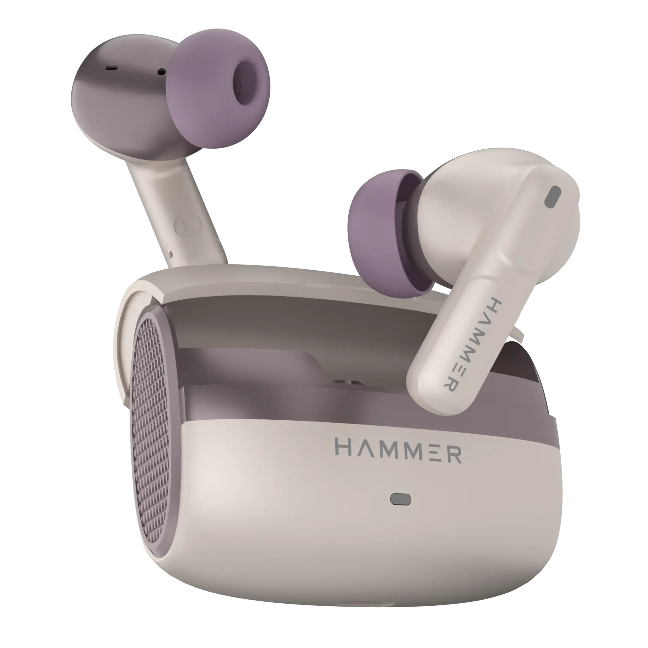 Hammer Stellar ENC Bluetooth Earbuds with Quad Mics & Type C Fast Charging