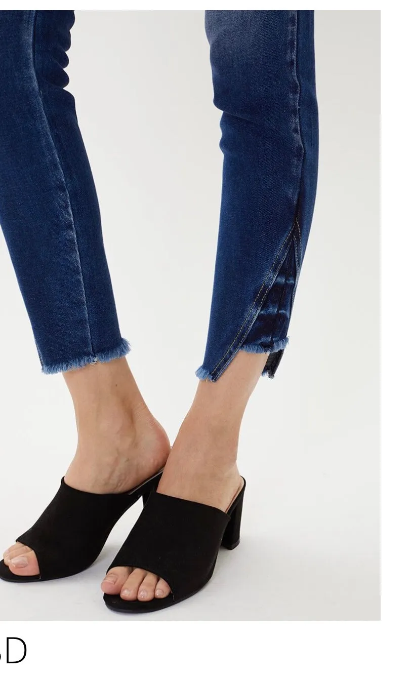 High Rise Ankle Skinny