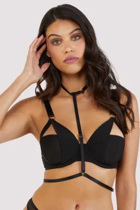 Juliet Harness Black Bra