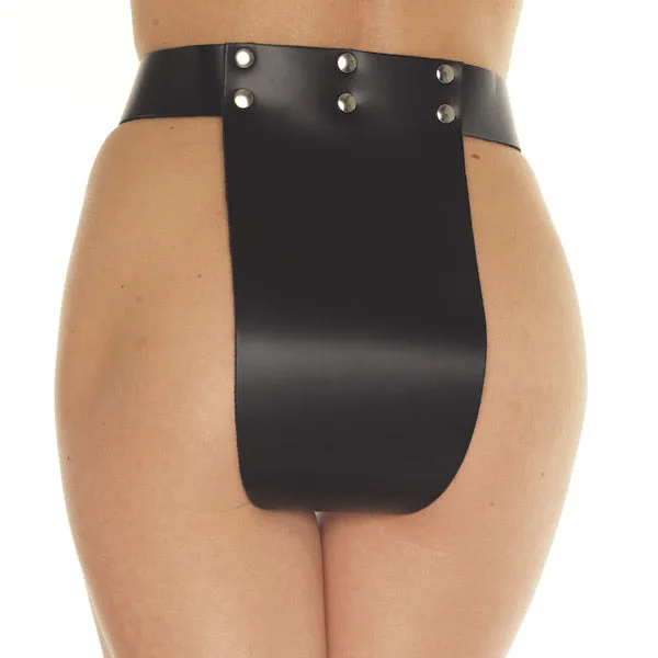 Leather Chastity Briefs