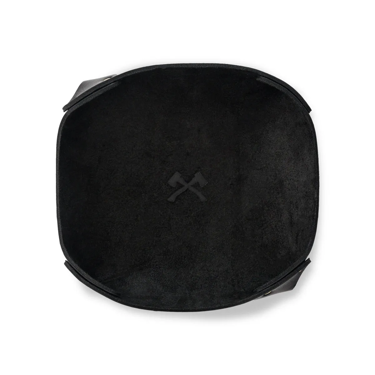 Leather Dump Tray - Black