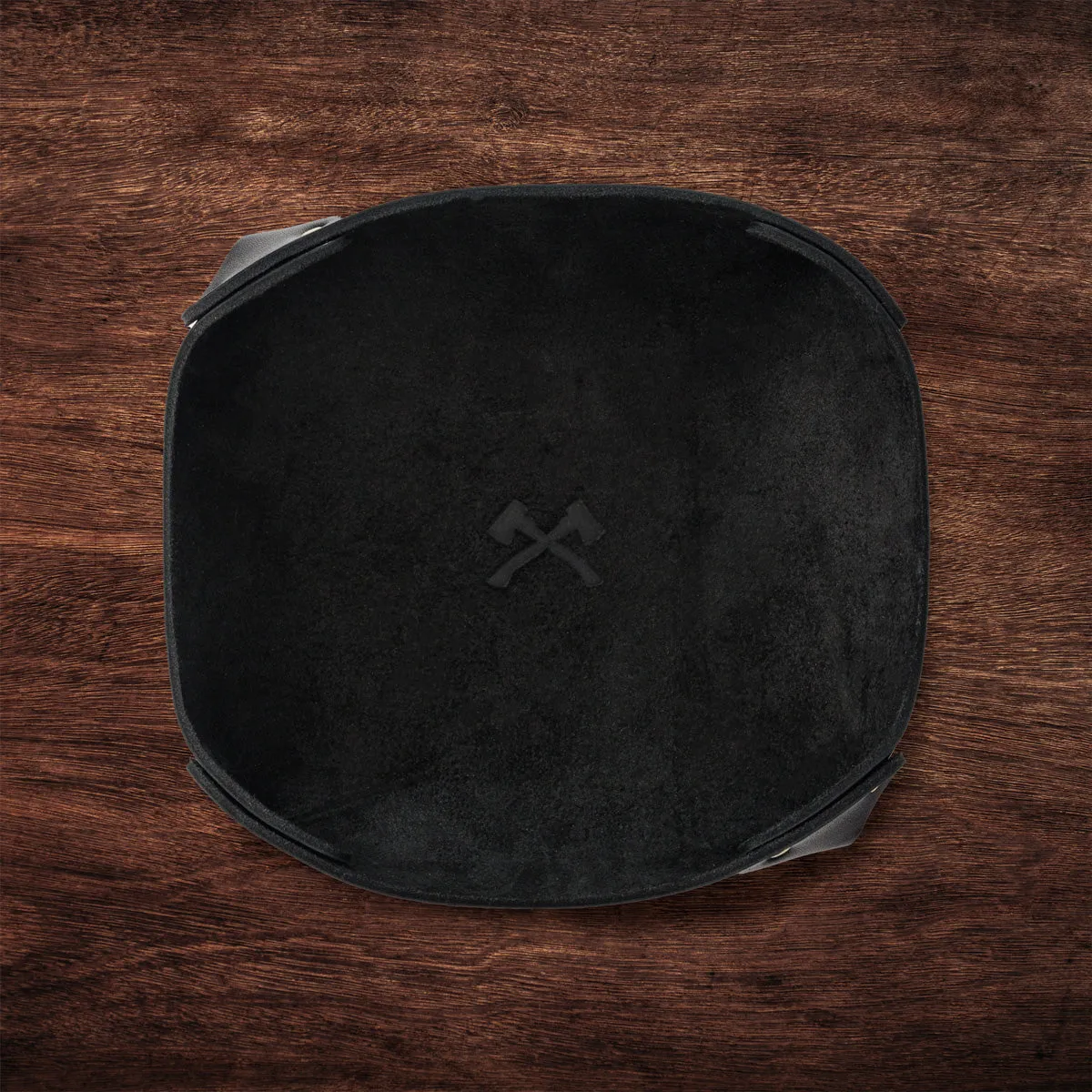 Leather Dump Tray - Black