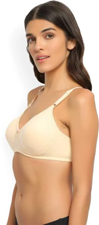 Lovable Women Full Coverage Classic Non Padded Bra Cream