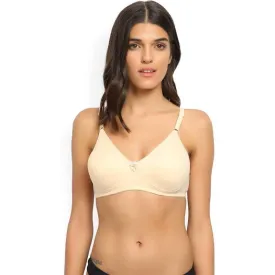 Lovable Women Full Coverage Classic Non Padded Bra Cream