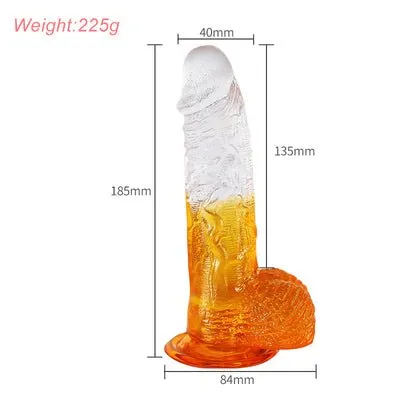 LoveMe 13.5CM Trans Silicone Dildo