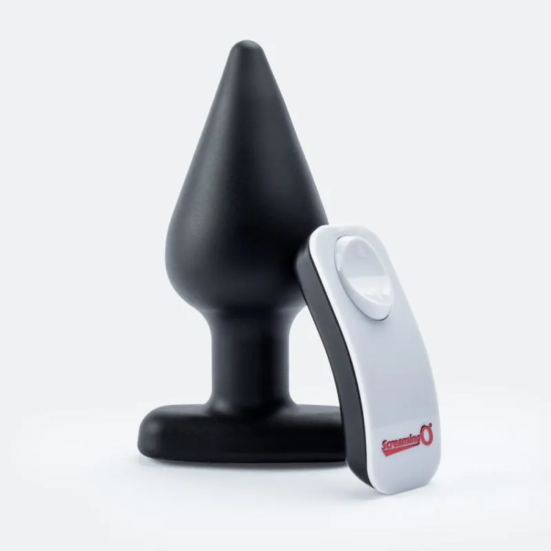 My Secret Remote Vibrating XL Plug - Black - Each