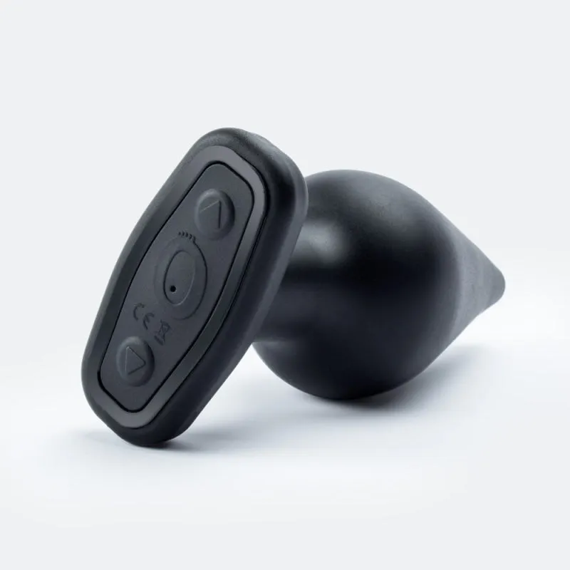 My Secret Remote Vibrating XL Plug - Black - Each