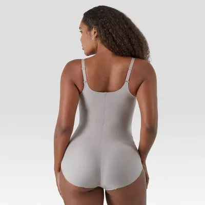 New - Maidenform Women's Modern Sculpts Bodysuit - Evening Blush XXL