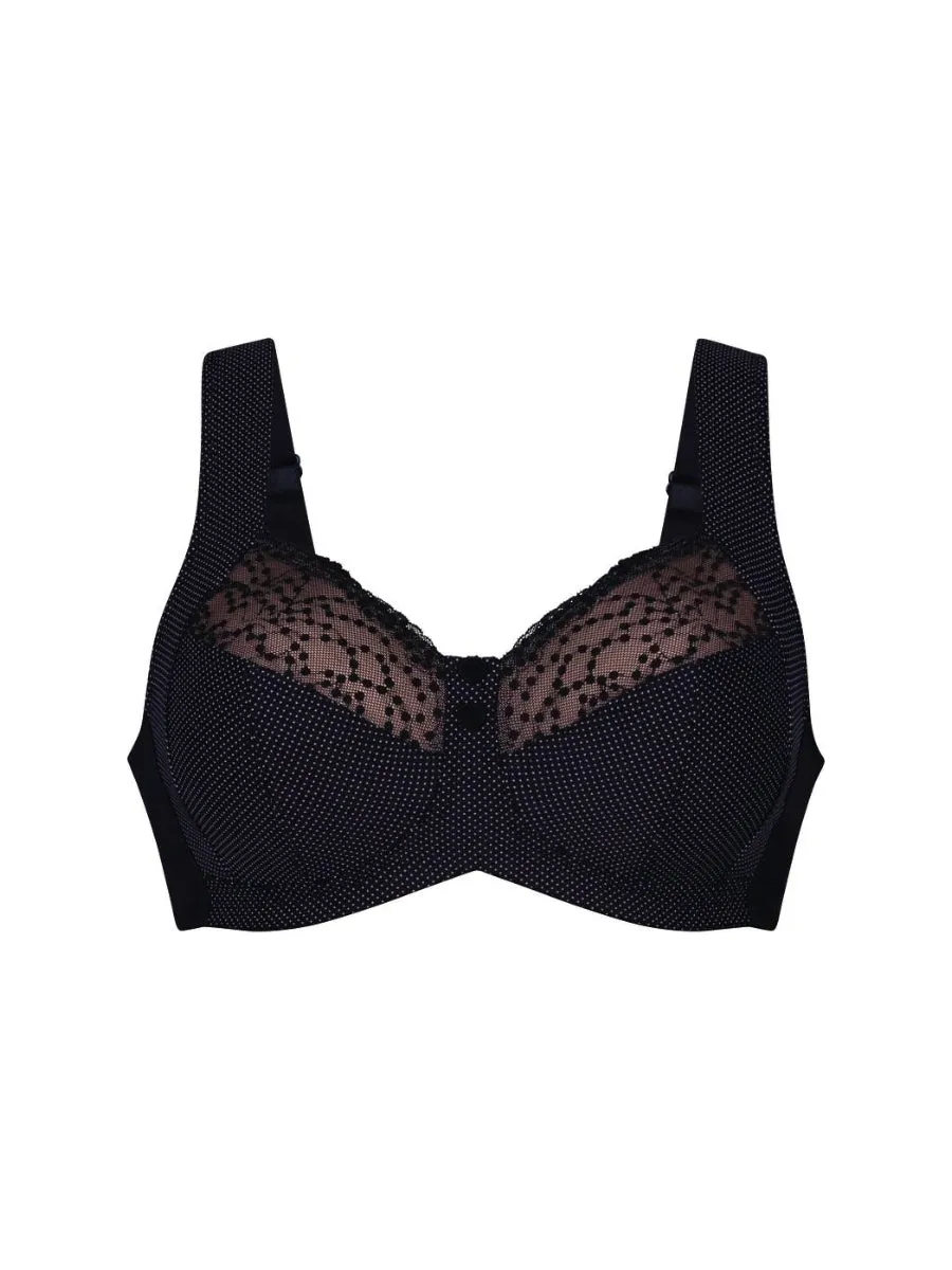 Orely Support Soft Cup Bra - Black