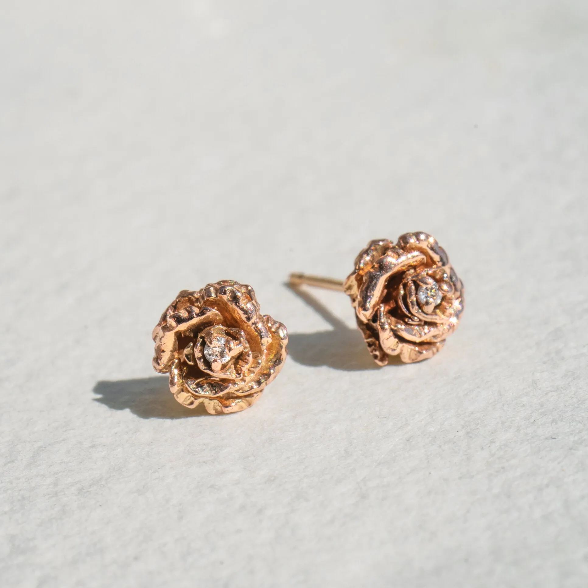 Pearl Dewdrop Rose Stud