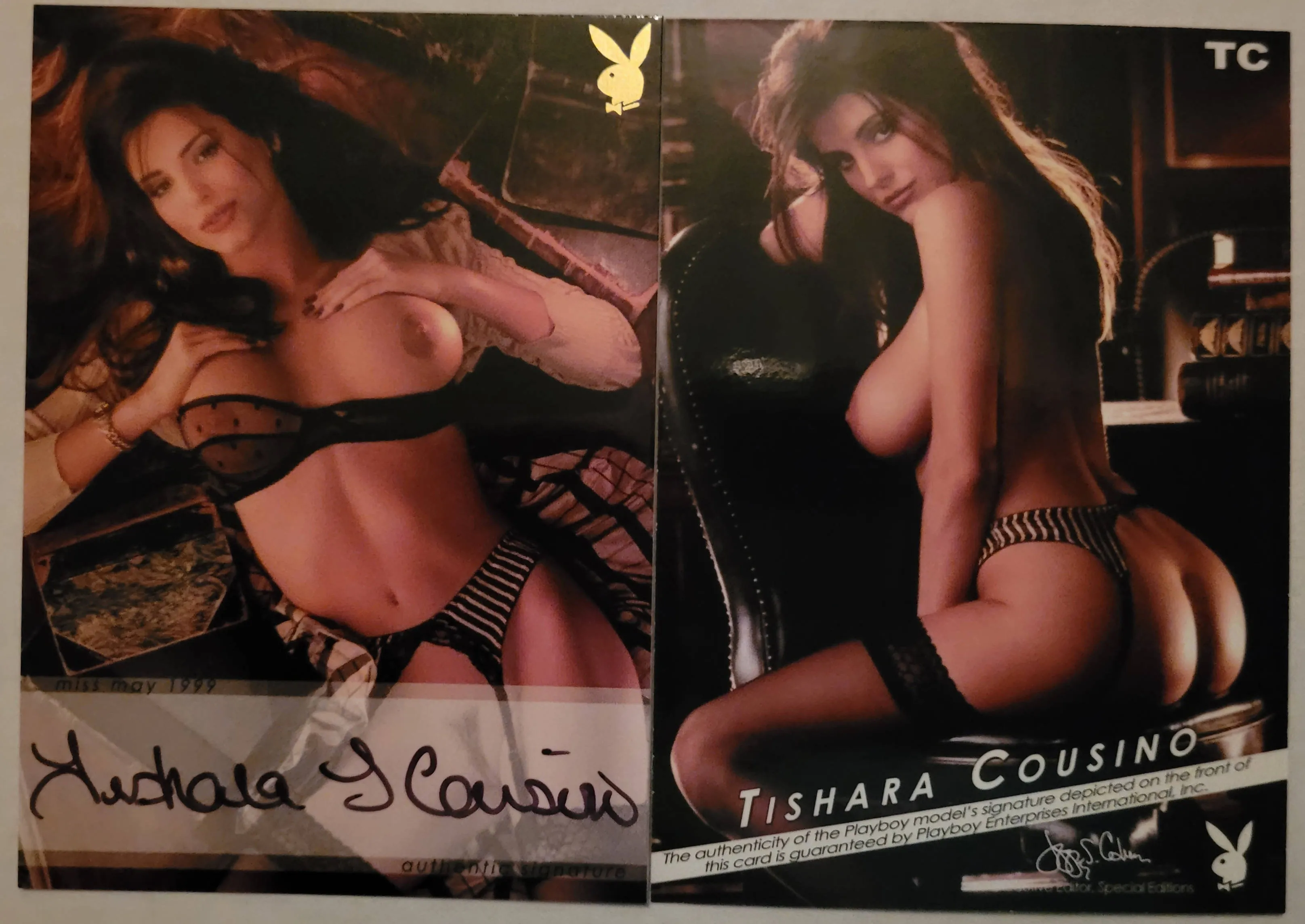 PLAYBOY'S SULTRY & SEDUCTIVE AUTOGRAPH GOLD TISHARA COUSINO