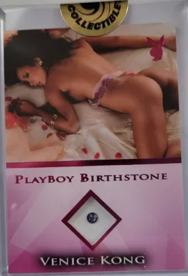 PLAYBOY'S SULTRY & SEDUCTIVE PINK BIRTHSTONE CASE TOPPER VENICE KONG