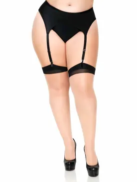 Plus Size Cuban Heel Stockings