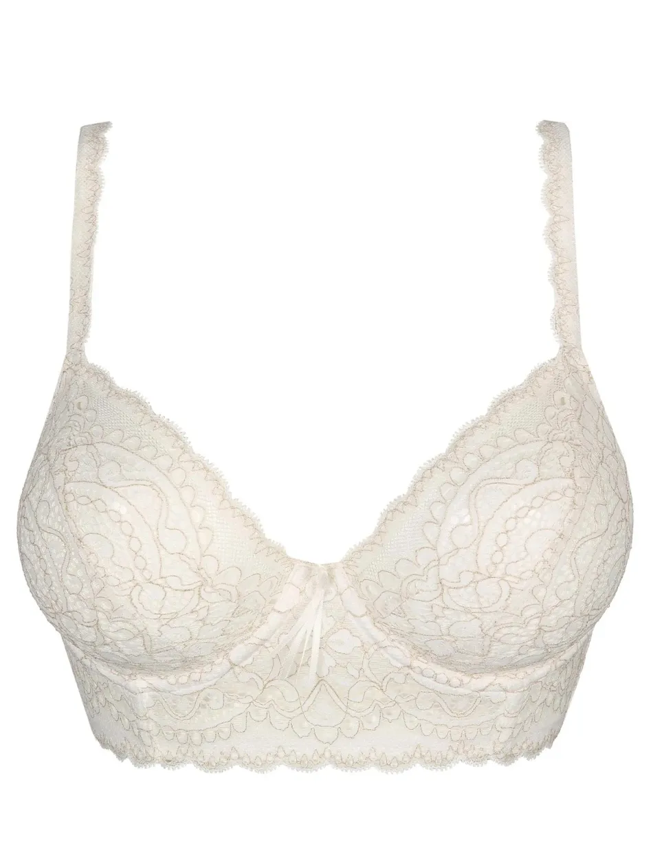 PrimaDonna Twist I Do Plunge Longline Bra Underwired, Natural