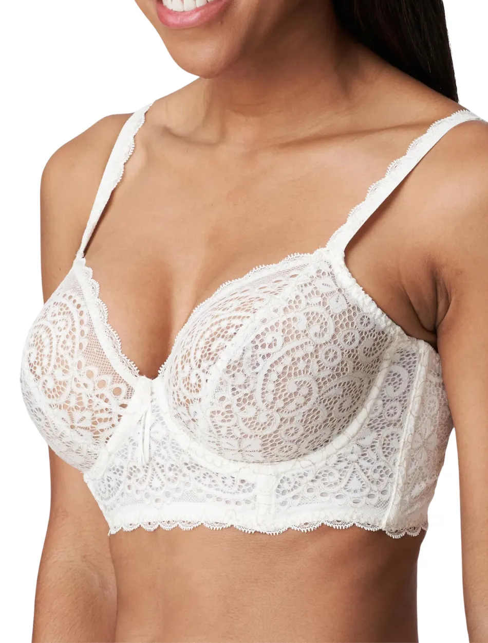 PrimaDonna Twist I Do Plunge Longline Bra Underwired, Natural