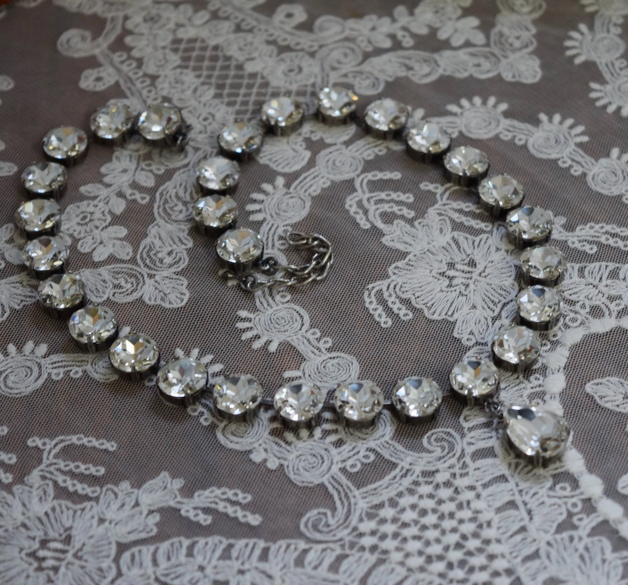 Queen Victoria's Diamond Collet Necklace with Teardrop