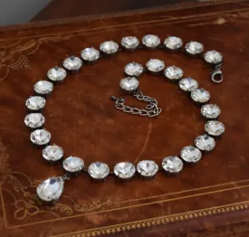 Queen Victoria's Diamond Collet Necklace with Teardrop