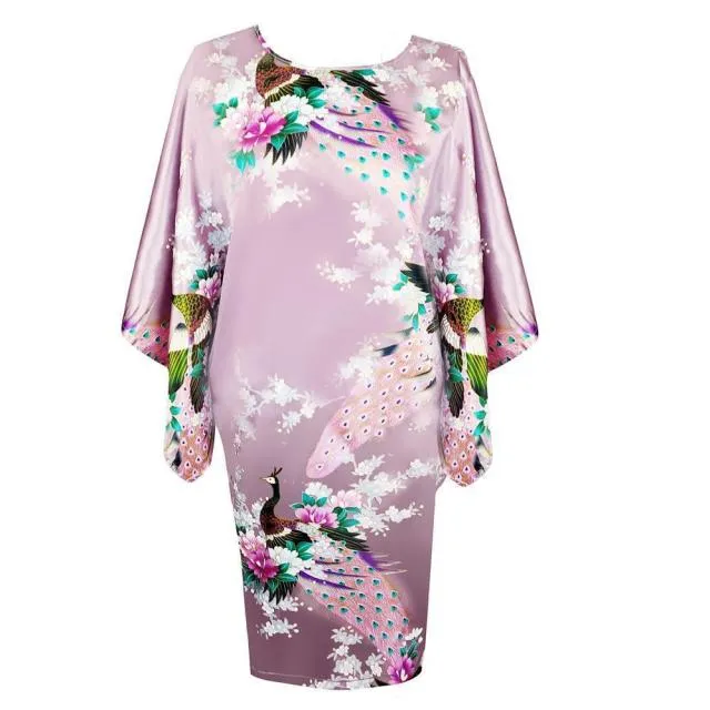 Silk Rayon Robe Bath Gown Nightgown