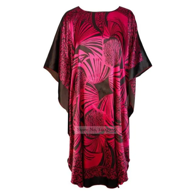 Silk Rayon Robe Bath Gown Nightgown