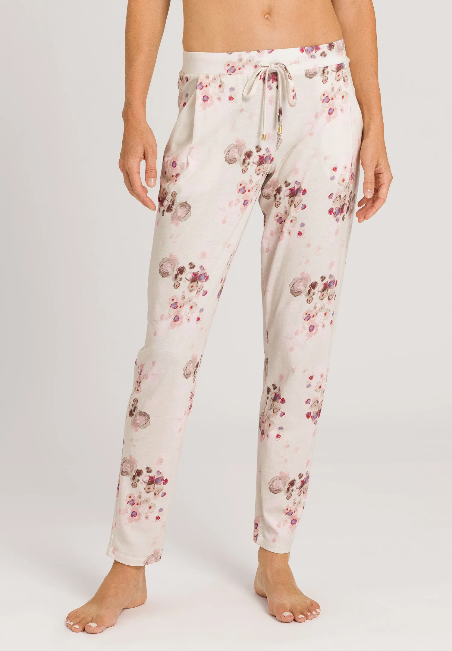 Sleep And Lounge Knit Pants Print | Watery Blossoms 77882-2367